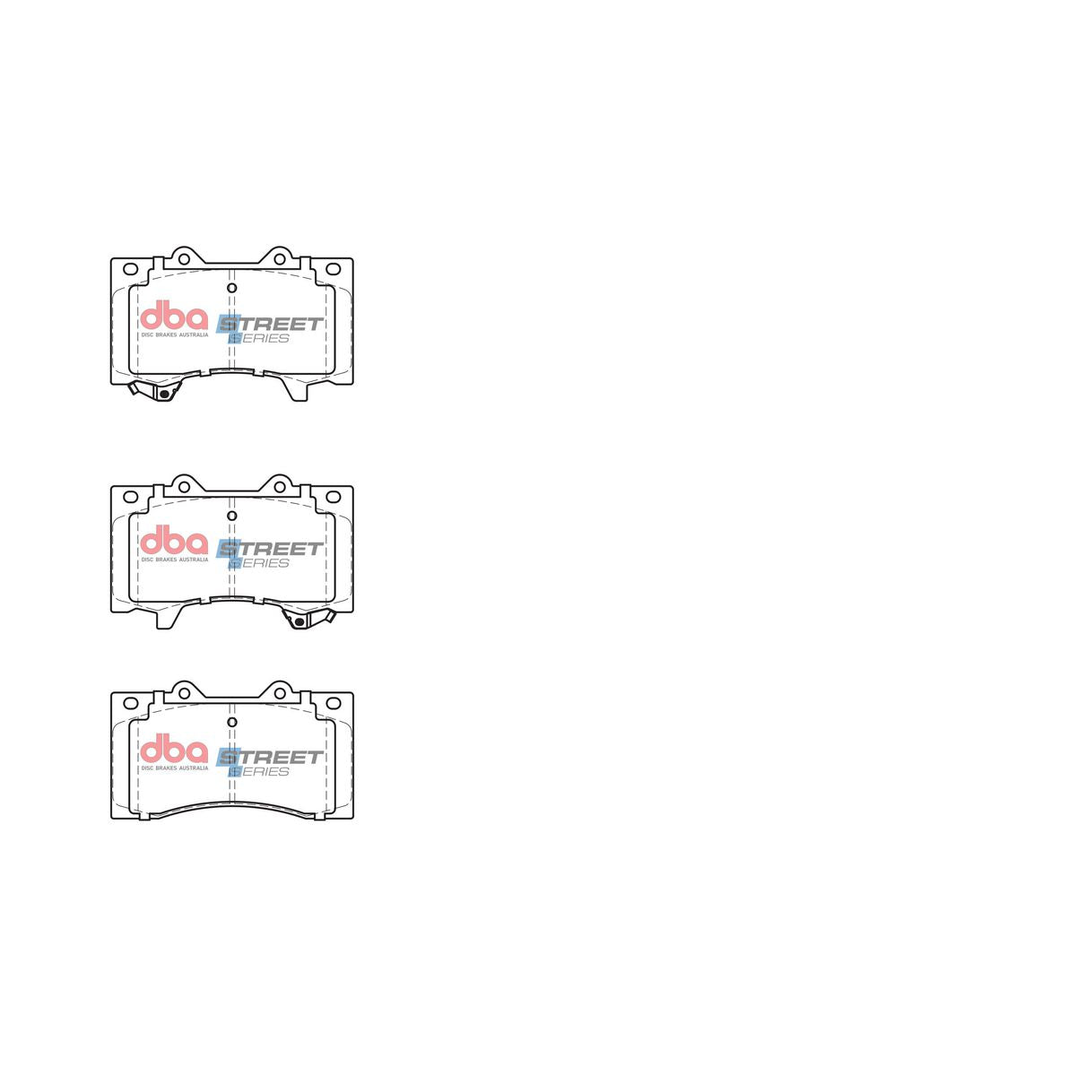 DBA Street Series Brake Pad Set Front DB2242SS