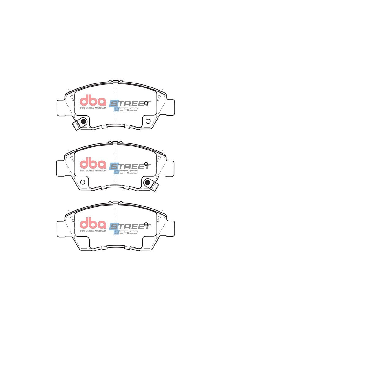 DBA Street Series Brake Pad Set Front DB1286SS