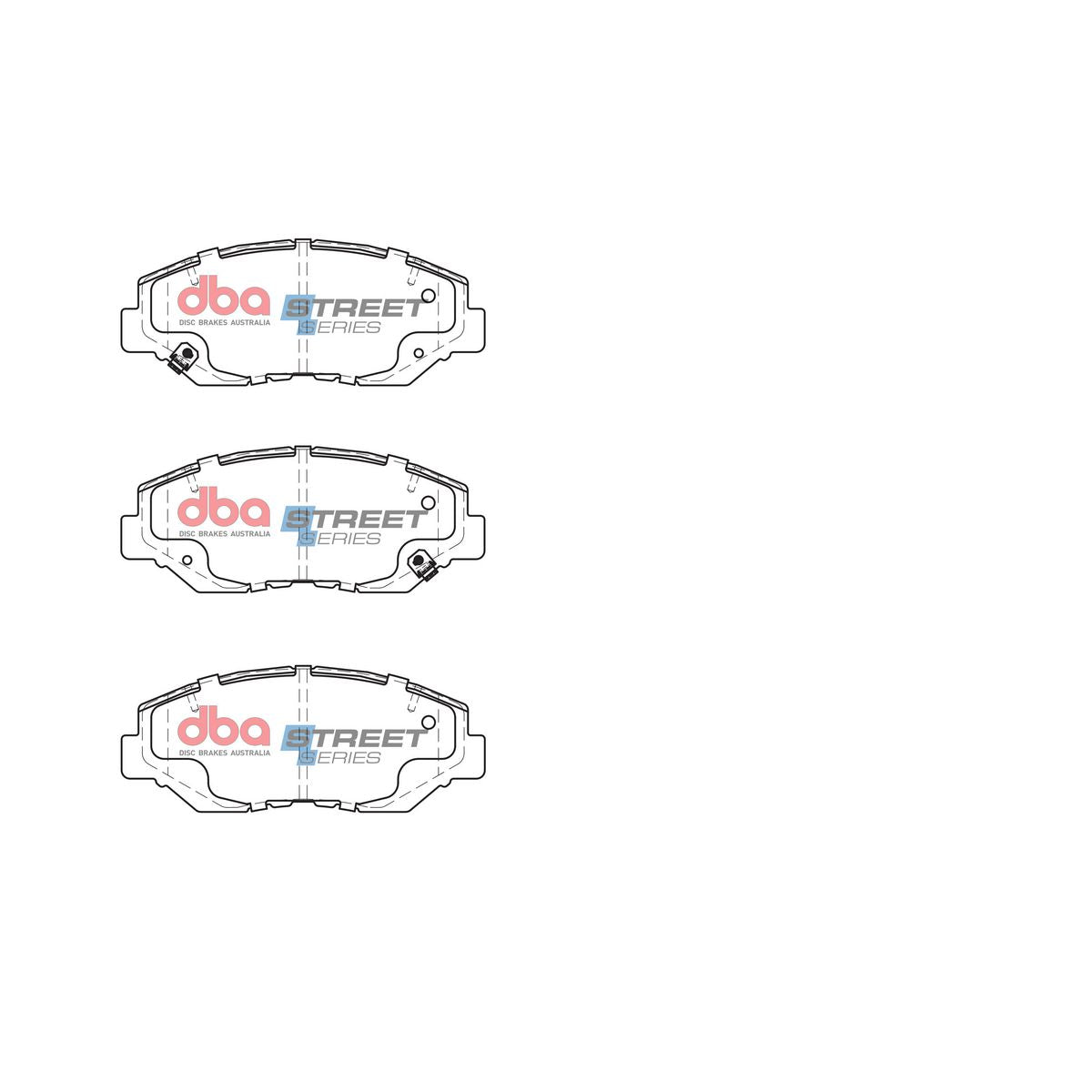 DBA Street Series Brake Pad Set Front DB1481SS