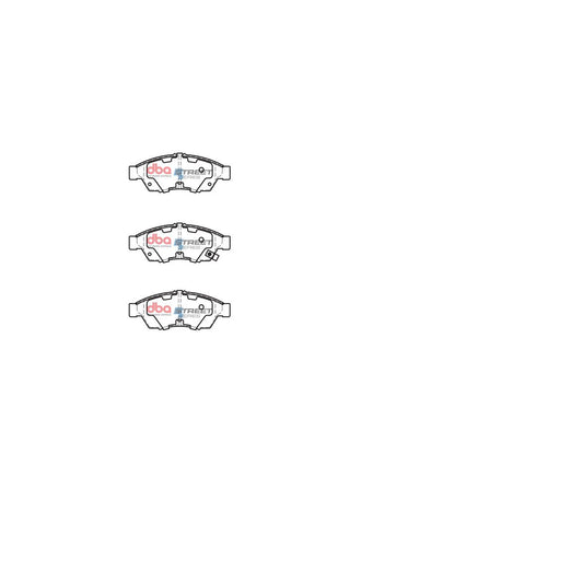 DBA Street Series Brake Pad Set Front DB1733SS
