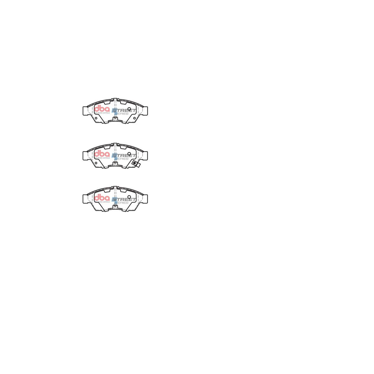 DBA Street Series Brake Pad Set Front DB1733SS