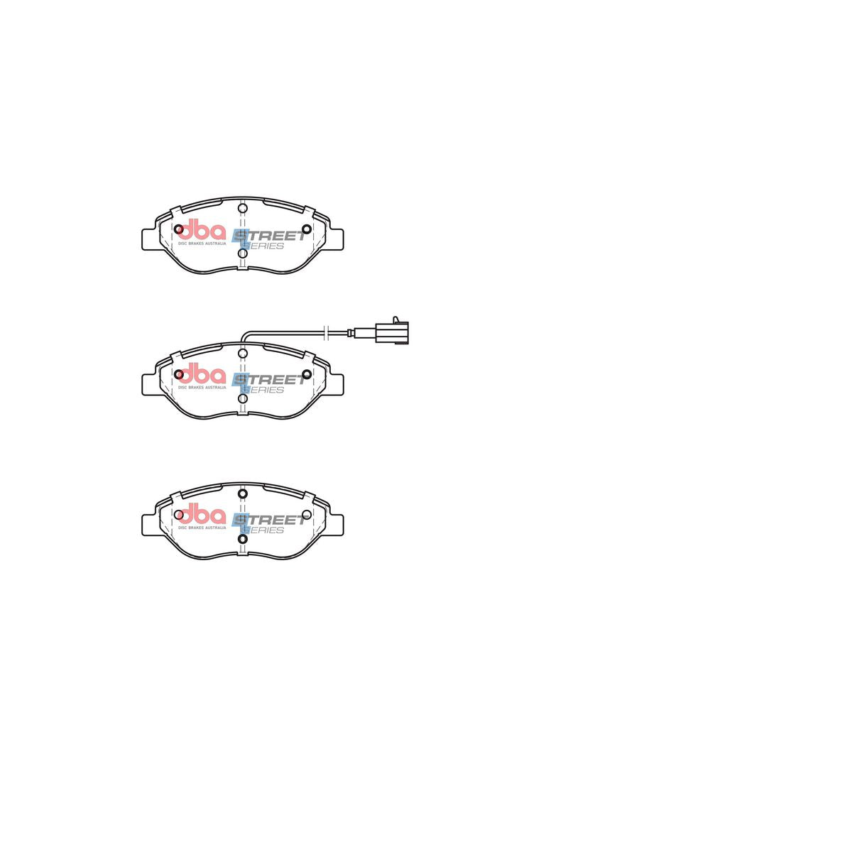 DBA Street Series Brake Pad Set Front DB2247SS