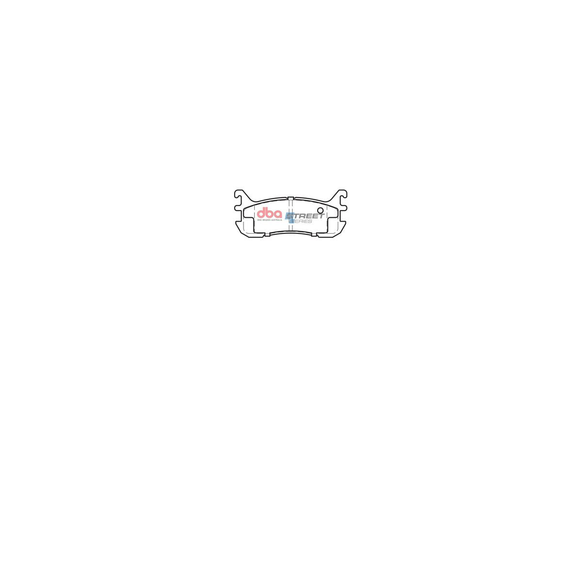 DBA Street Series Brake Pad Set Rear DB1291SS