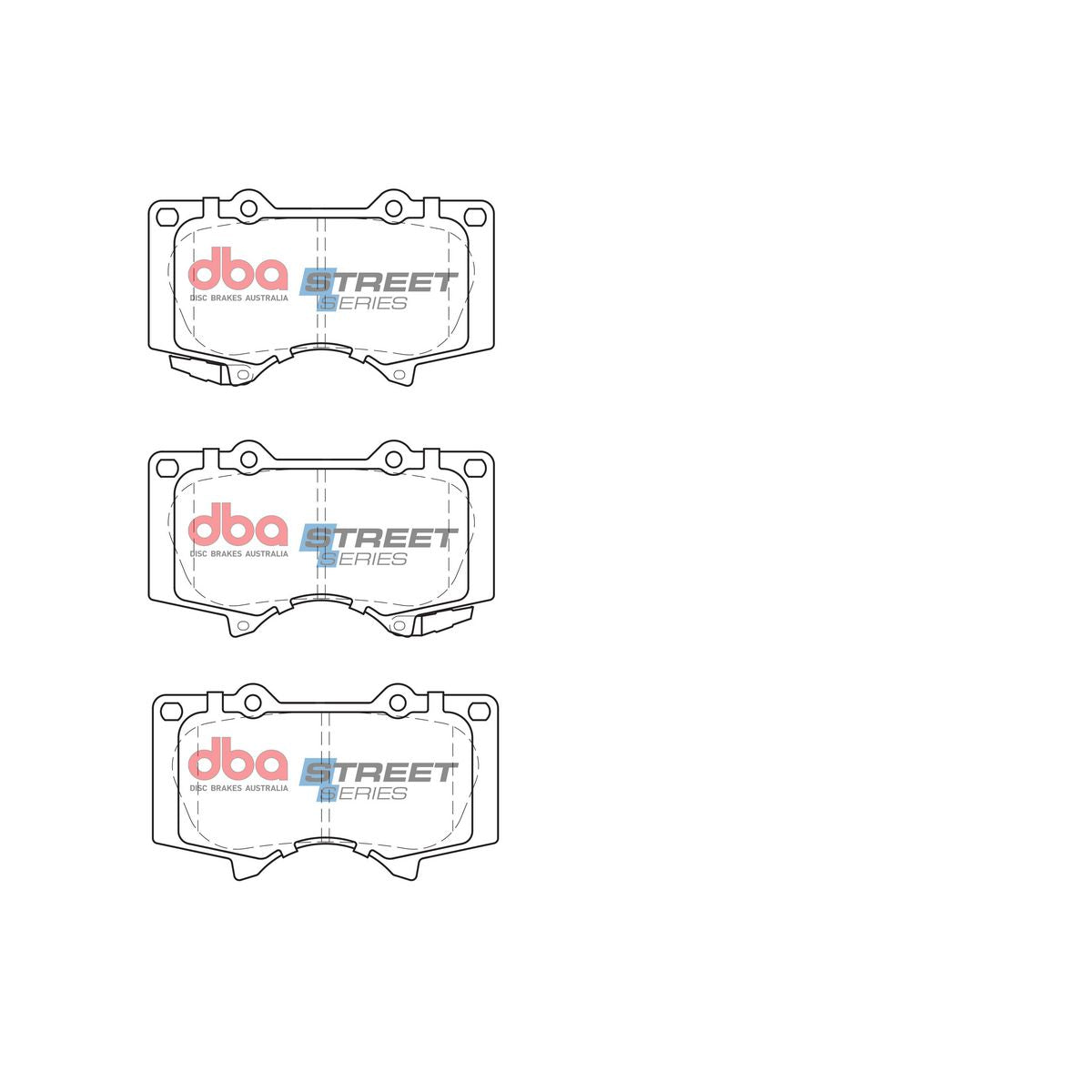 DBA Street Series Brake Pad Set Front DB1482SS