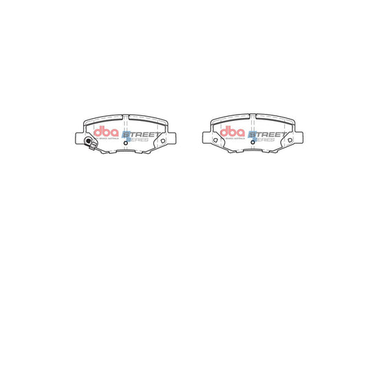 DBA Street Series Brake Pad Set Rear DB2003SS