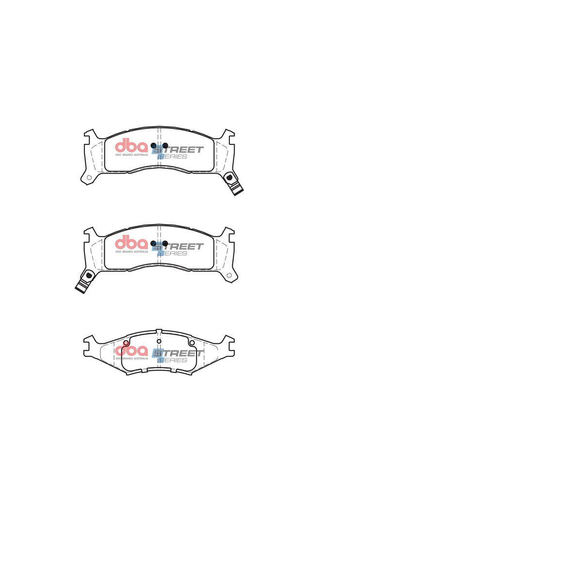 DBA Street Series Brake Pad Set Front DB2248SS
