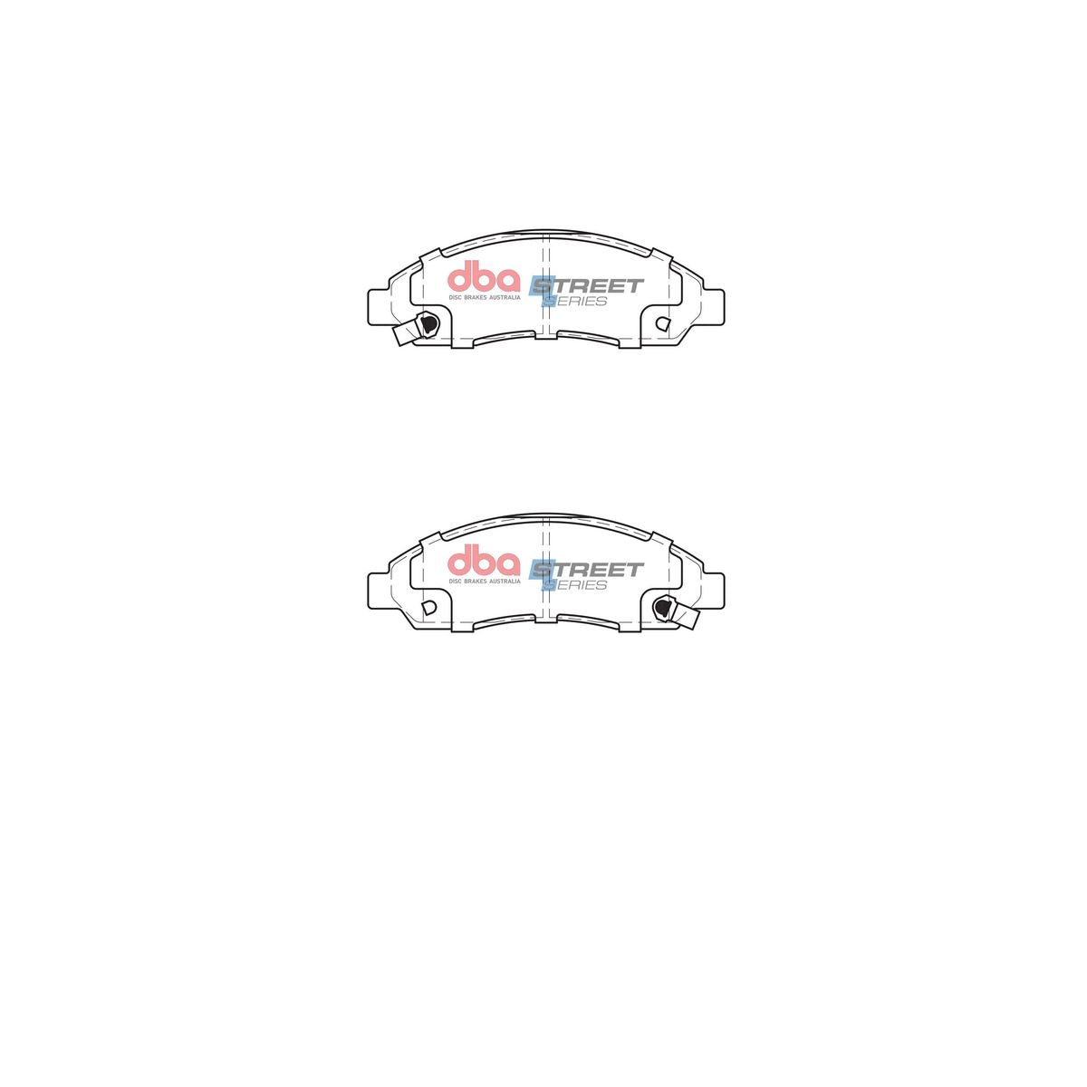 DBA Street Series Brake Pad Set Front DB1468SS