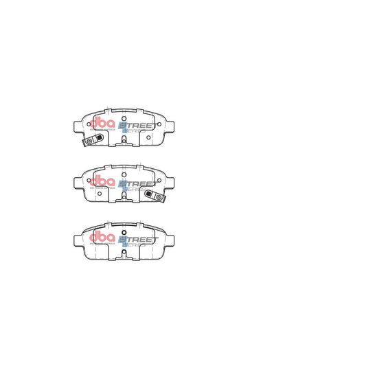 DBA Street Series Brake Pad Set Rear DB1990SS