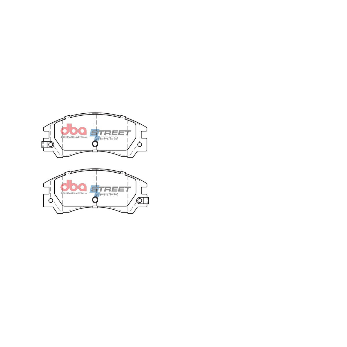 DBA Street Series Brake Pad Set Front DB418SS