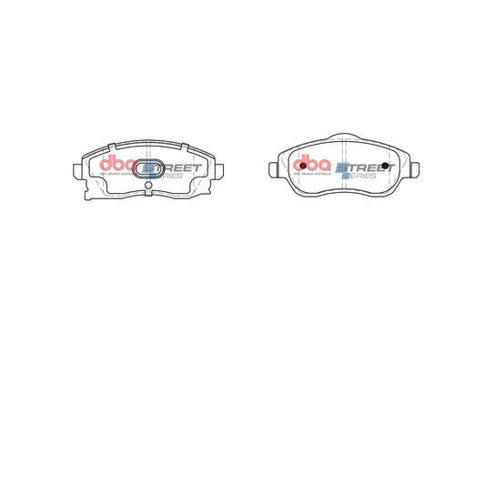 DBA Street Series Brake Pad Set Front DB1471SS