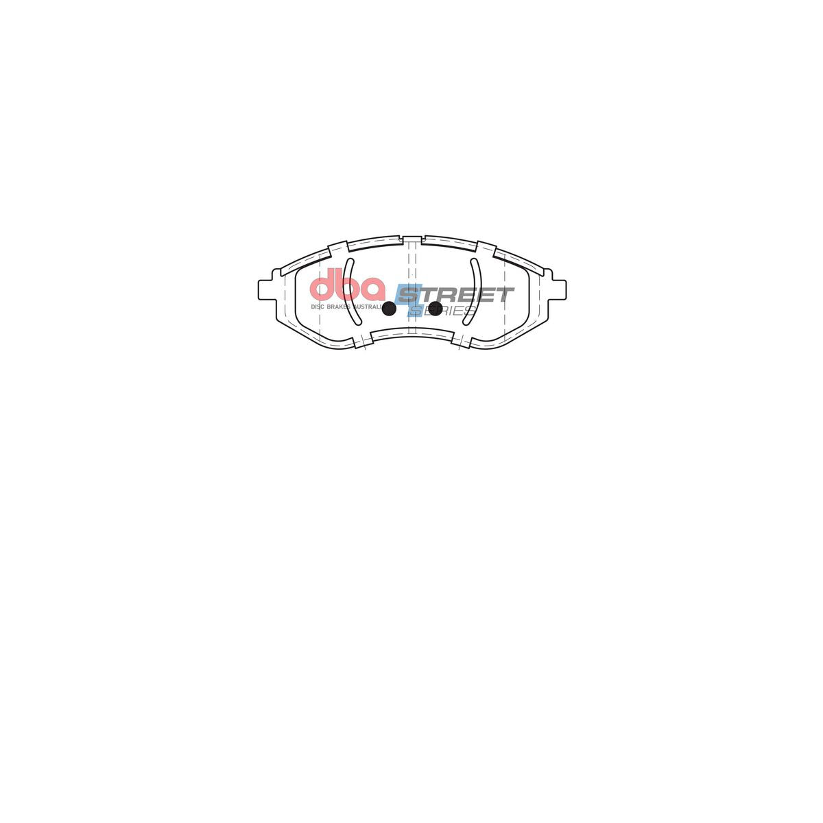 DBA Street Series Brake Pad Set Front DB1725SS