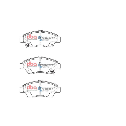 DBA Street Series Brake Pad Set Front DB1991SS