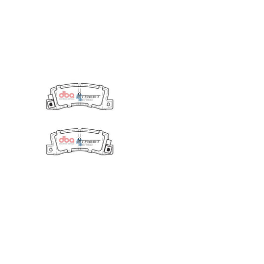 DBA Street Series Brake Pad Set Rear DB422SS