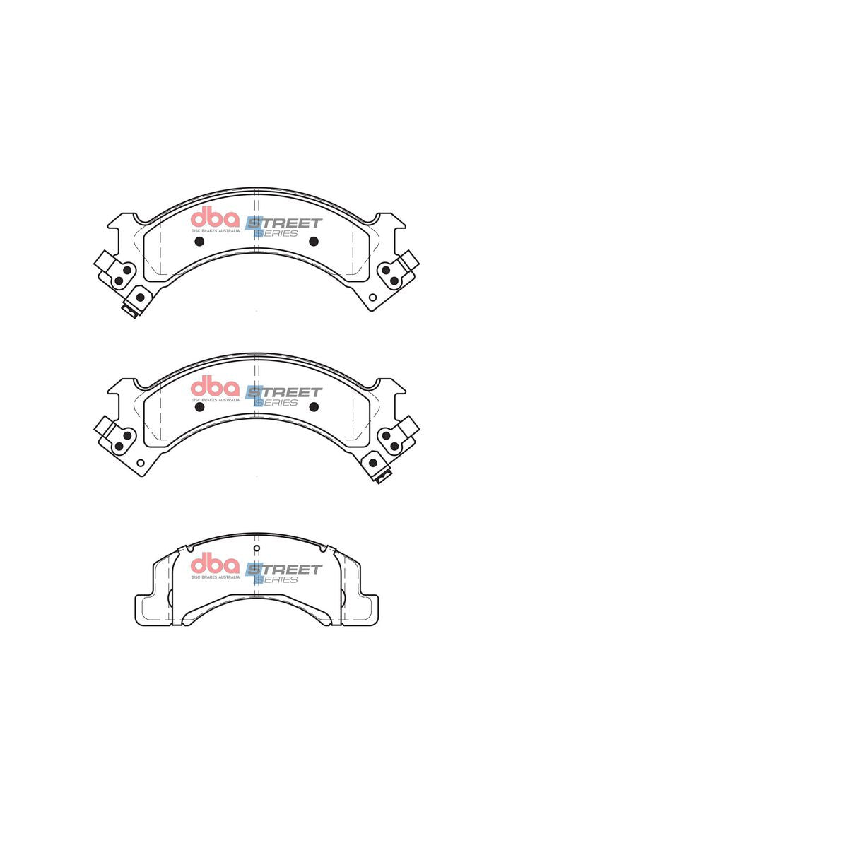 DBA Street Series Brake Pad Set Front DB1993SS