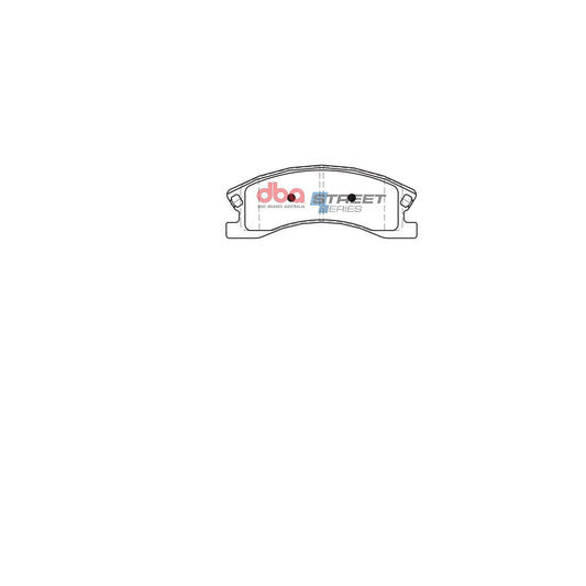 DBA Street Series Brake Pad Set Front DB1716SS