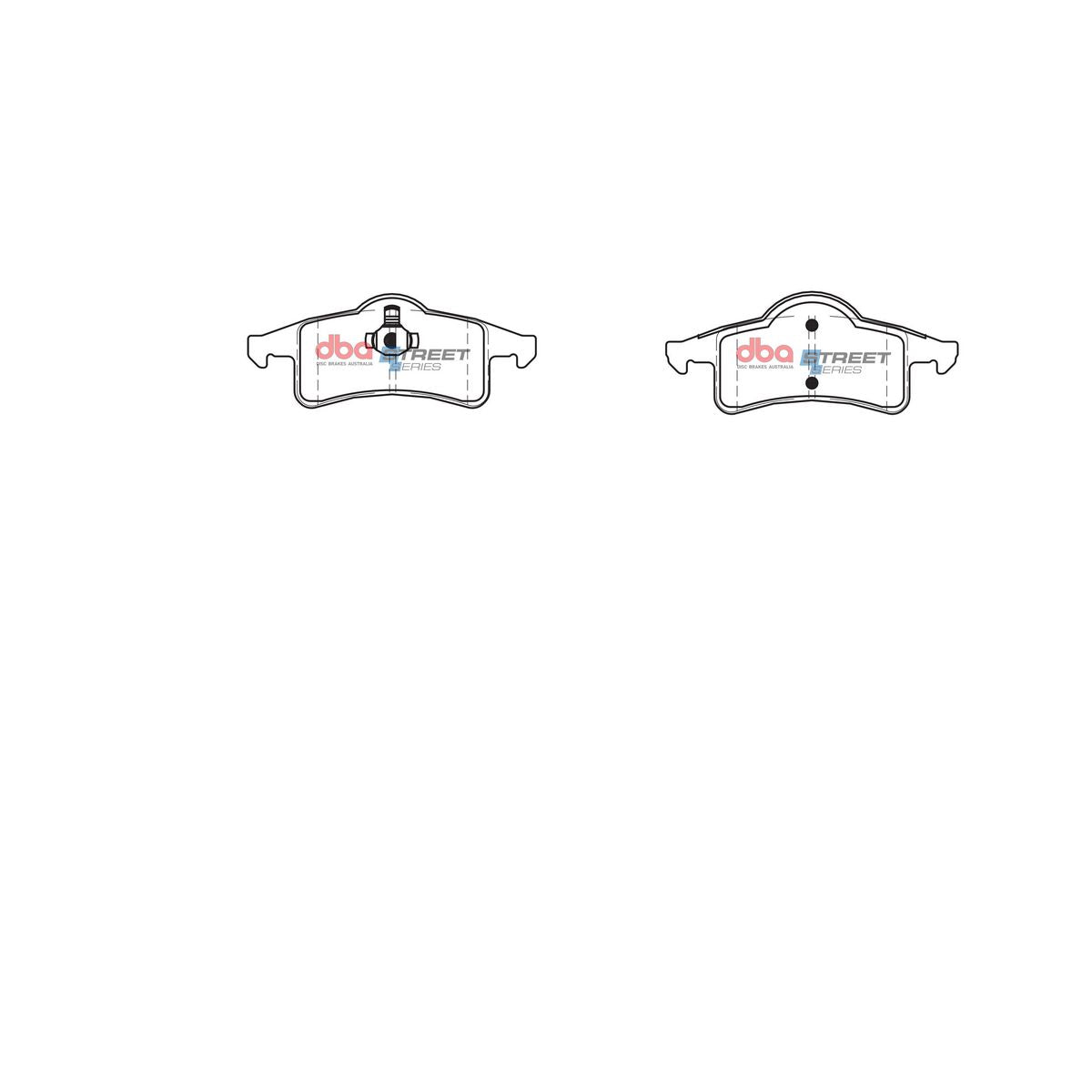 DBA Street Series Brake Pad Set Rear DB1717SS