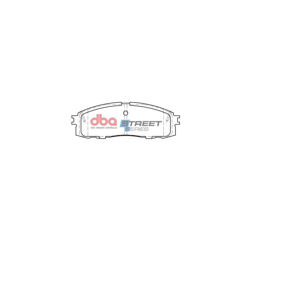 DBA Street Series Brake Pad Set Rear DB413SS