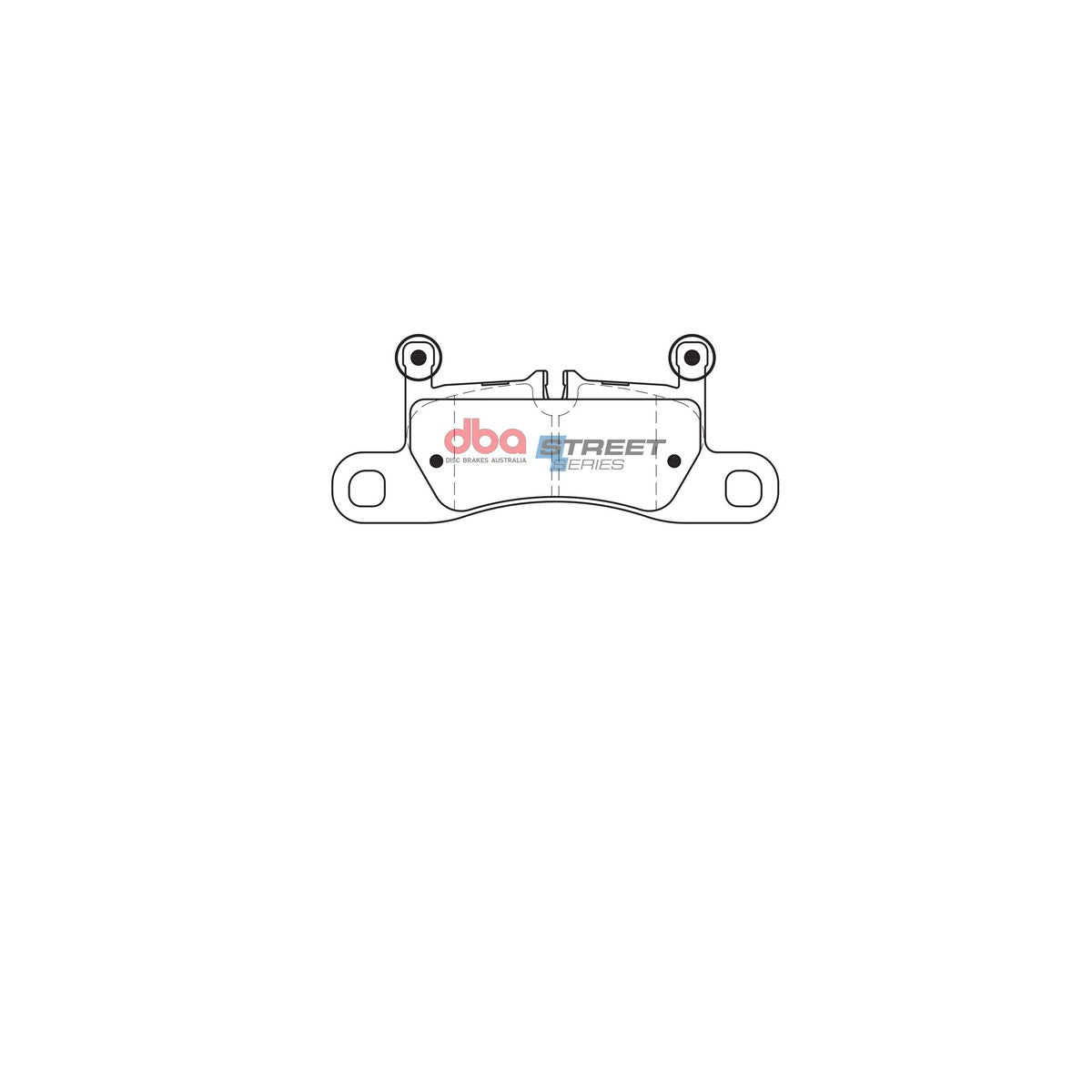 DBA Street Series Brake Pad Set Rear DB2229SS