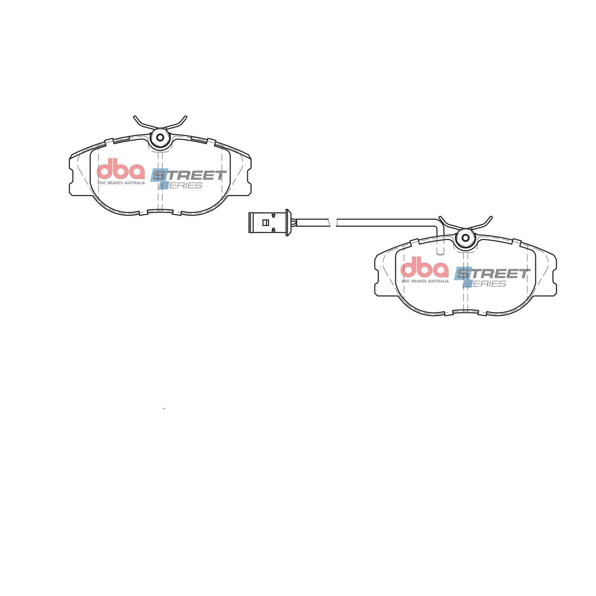 DBA Street Series Brake Pad Set Front DB1704SS