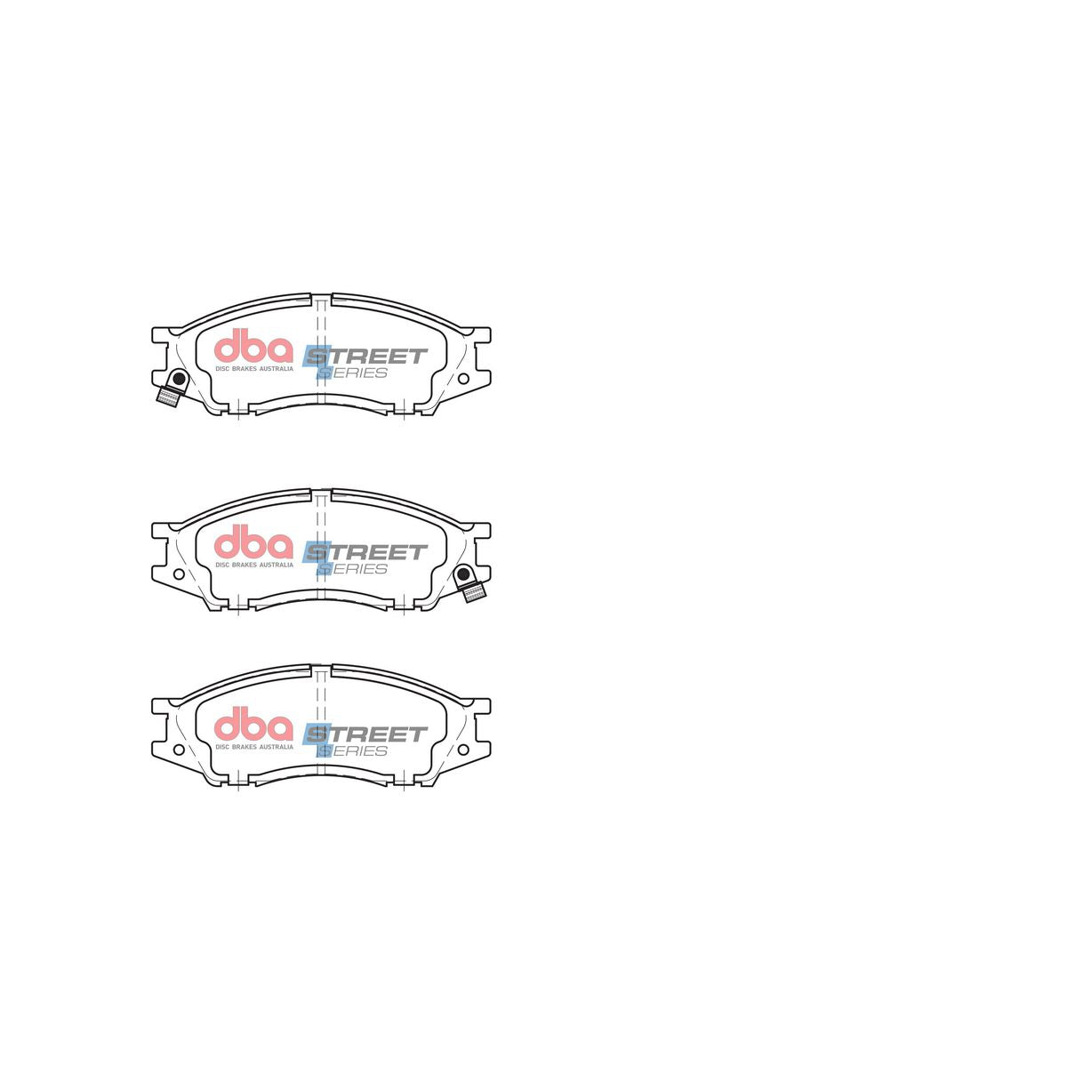 DBA Street Series Brake Pad Set Front DB1454SS
