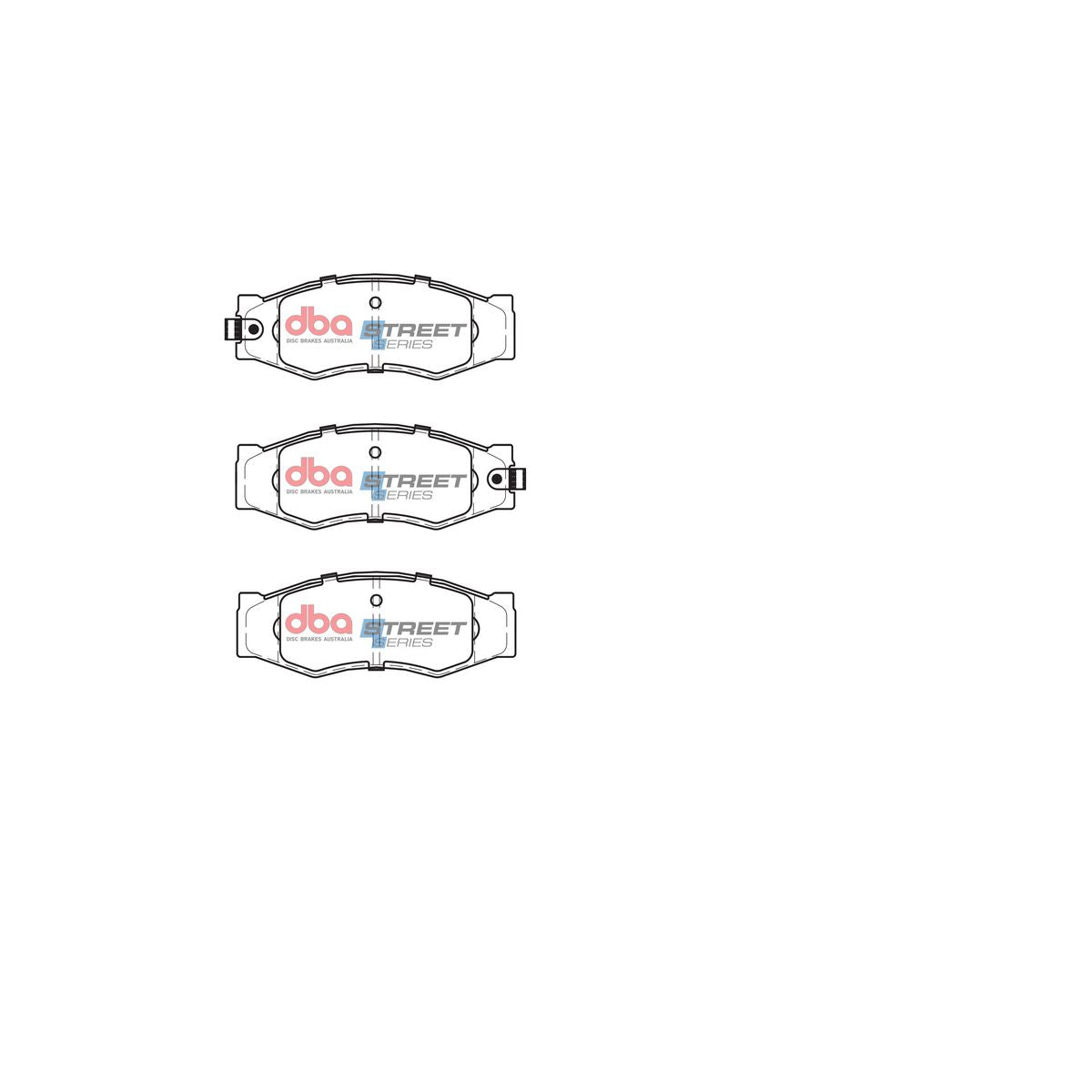 DBA Street Series Brake Pad Set Front DB382SS