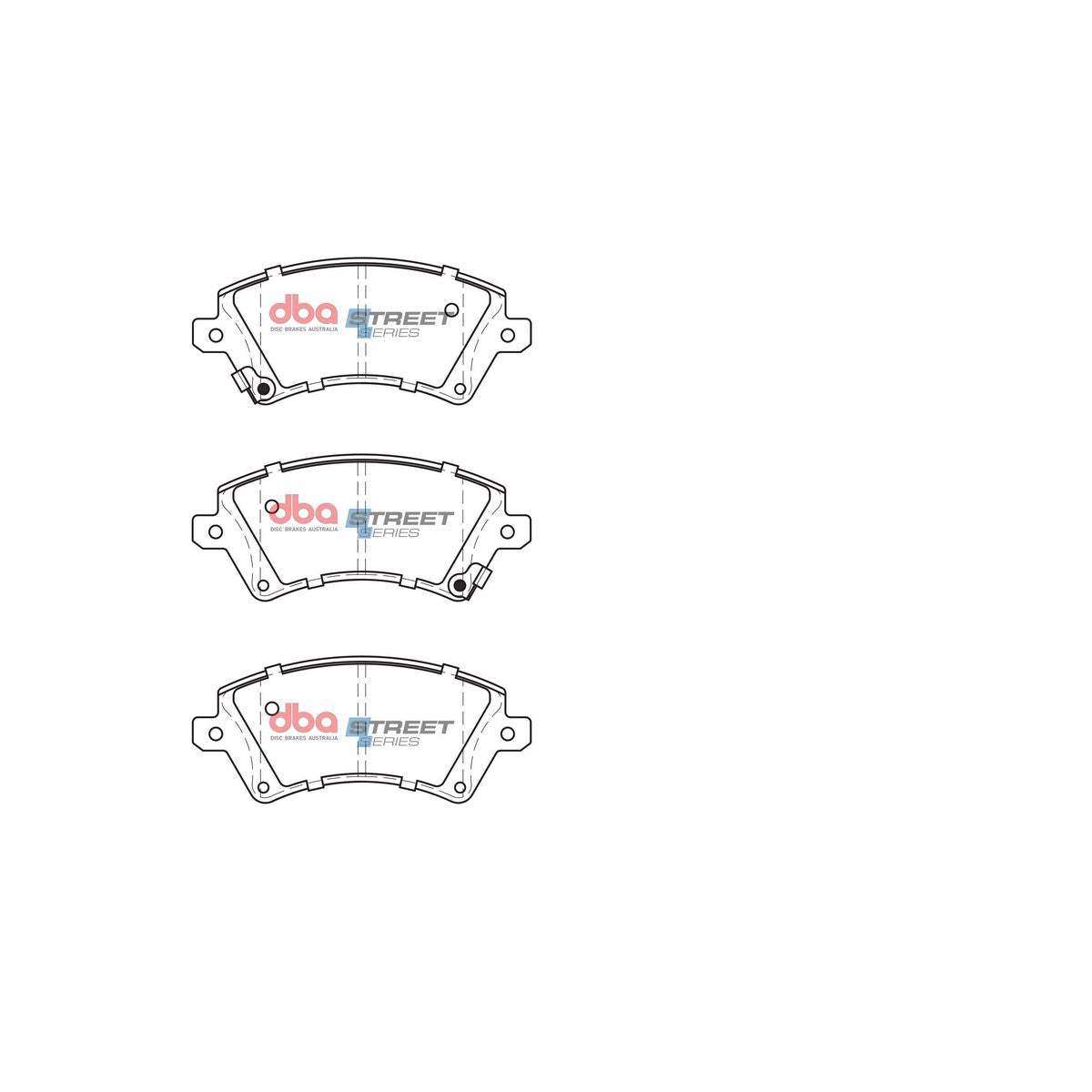 DBA Street Series Brake Pad Set Front DB1714SS