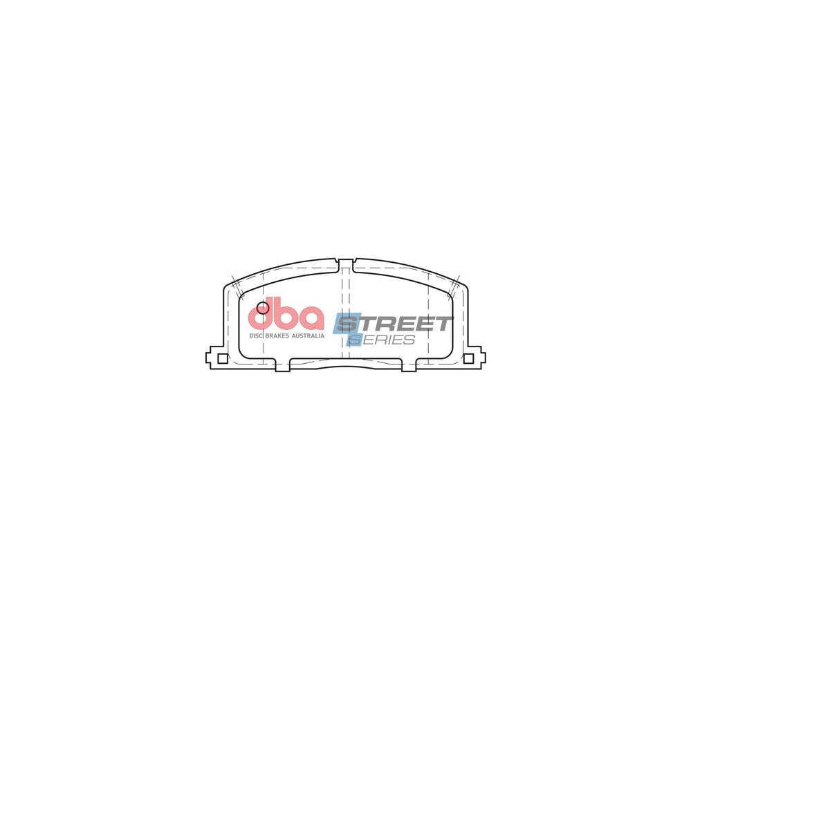 DBA Street Series Brake Pad Set Front DB308SS