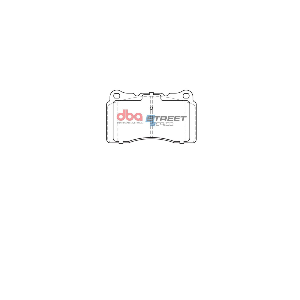 DBA Street Series Brake Pad Set Front DB1695SS