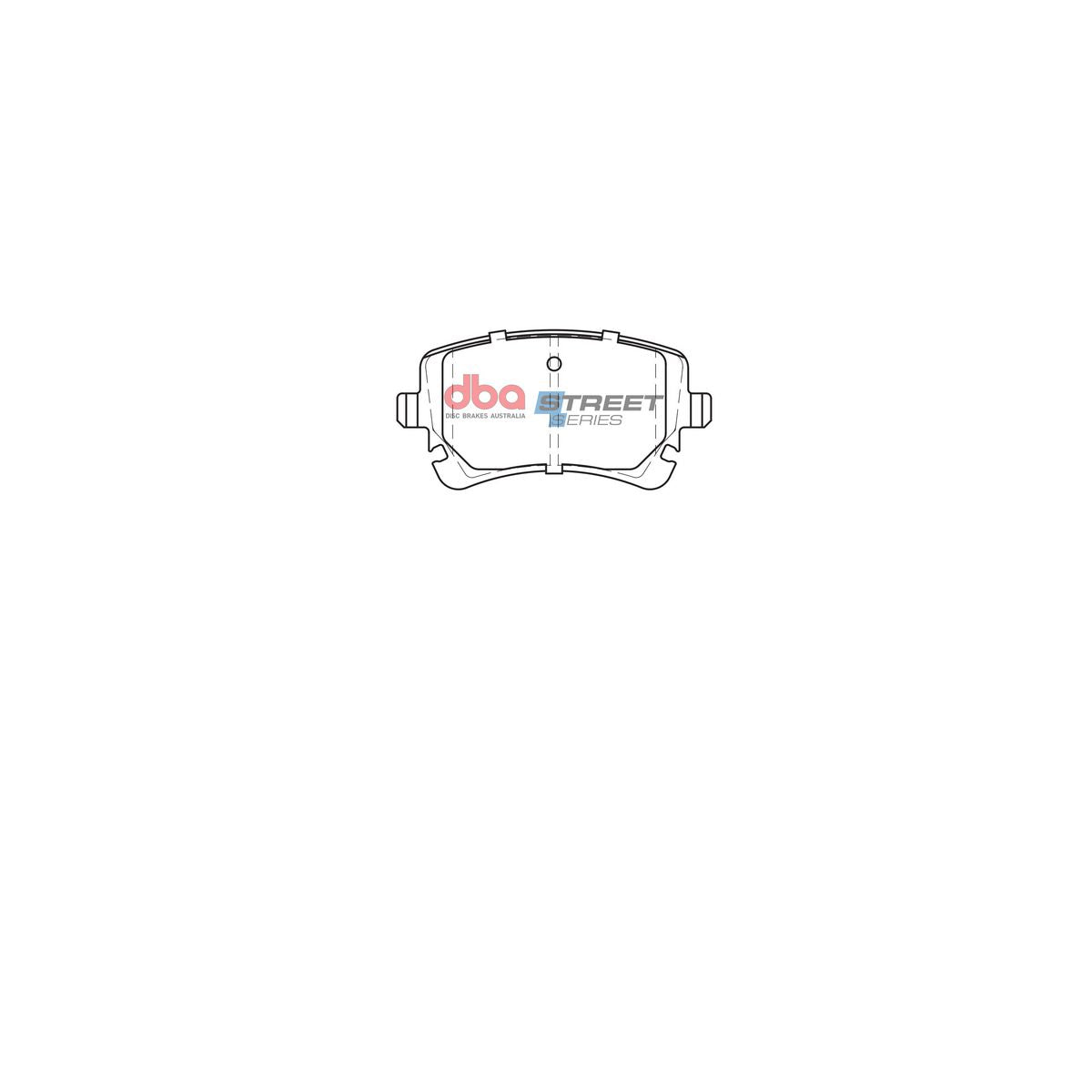 DBA Street Series Brake Pad Set Rear DB1956SS