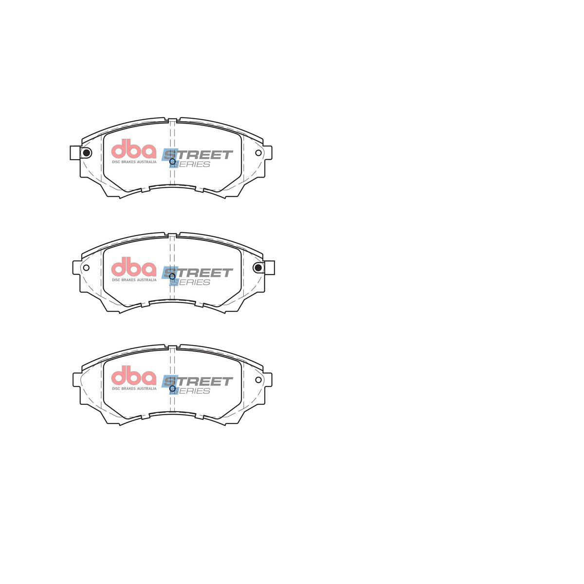 DBA Street Series Brake Pad Set Front DB1681SS