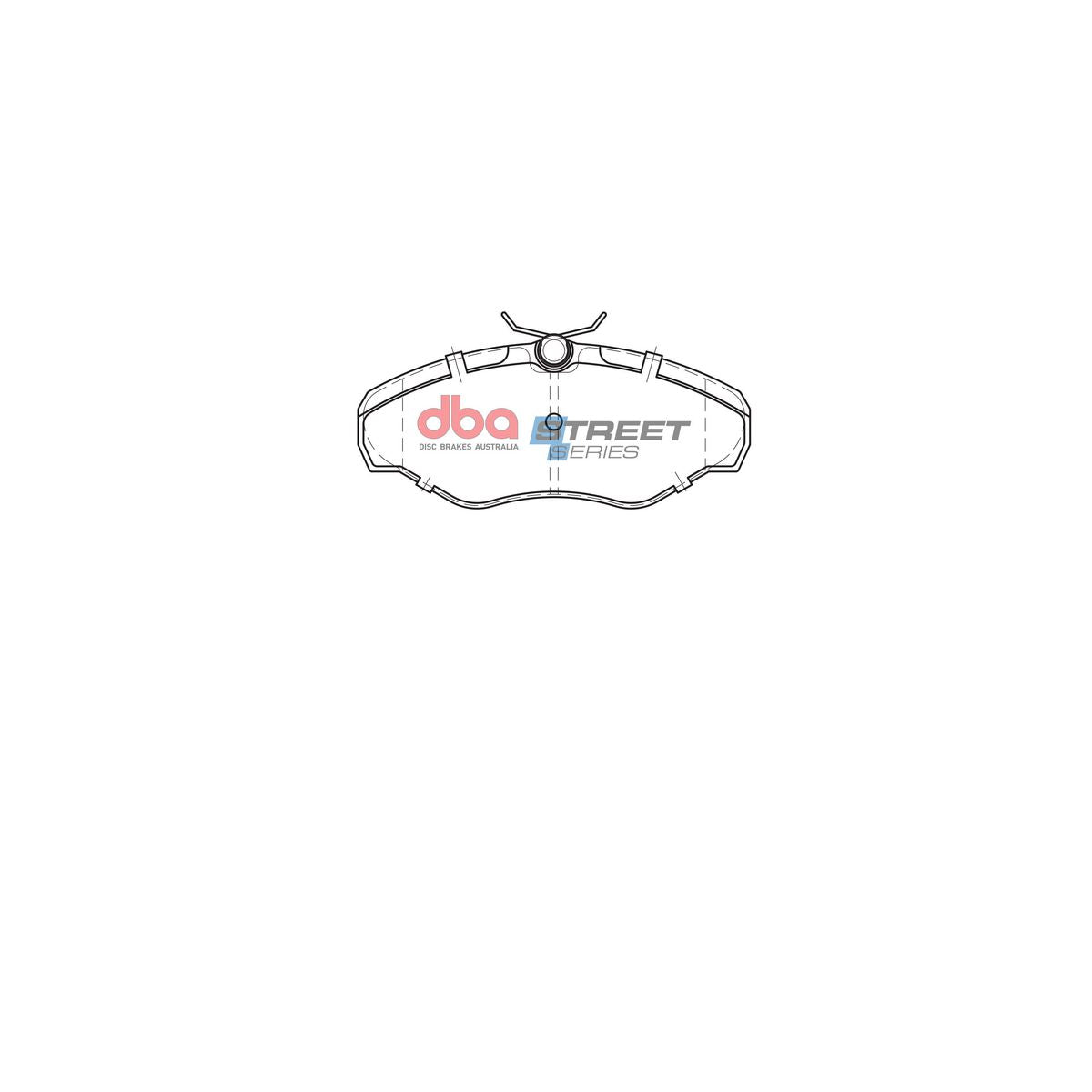 DBA Street Series Brake Pad Set Front DB1962SS