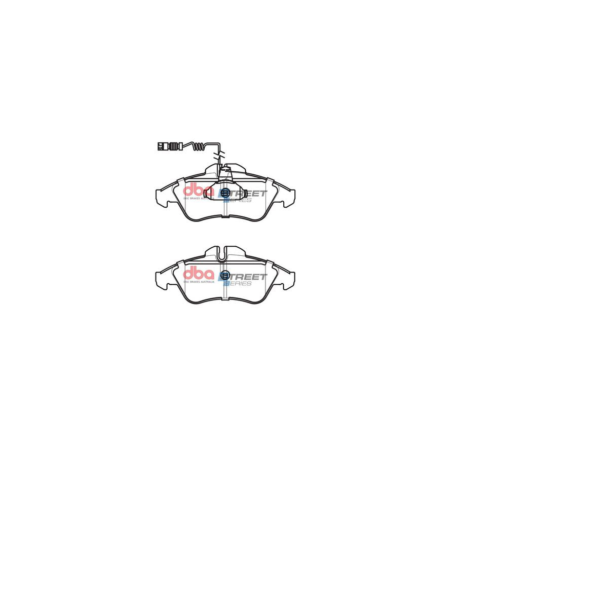 DBA Street Series Brake Pad Set Front DB1959SS