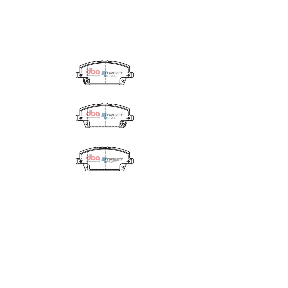 DBA Street Series Brake Pad Set Front DB2212SS