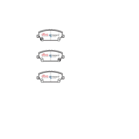 DBA Street Series Brake Pad Set Front DB2212SS