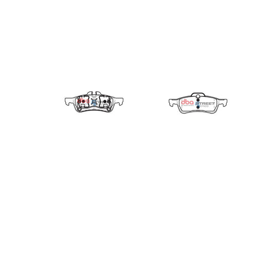 DBA Street Series Brake Pad Set Rear DB1687SS