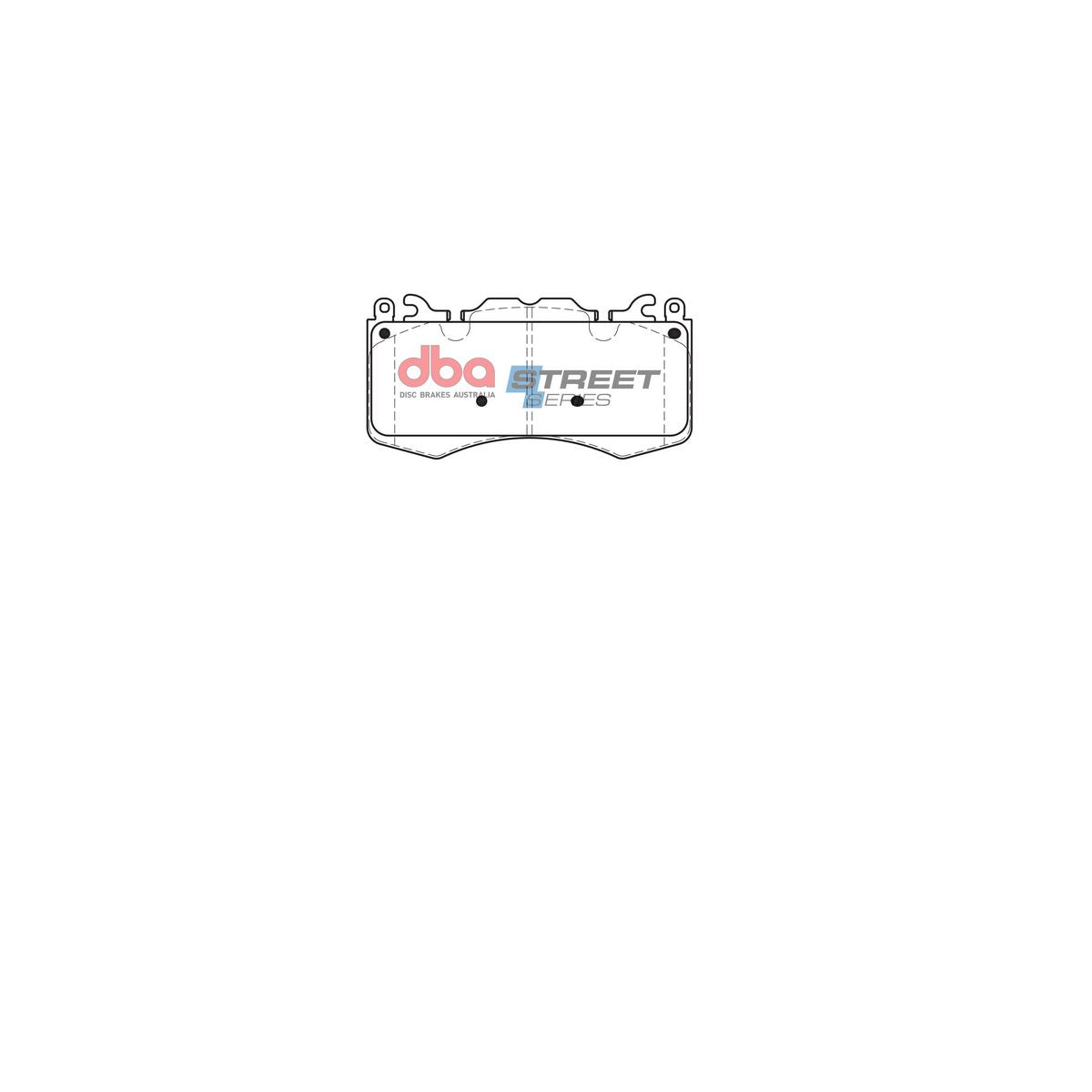 DBA Street Series Brake Pad Set Front DB2204SS