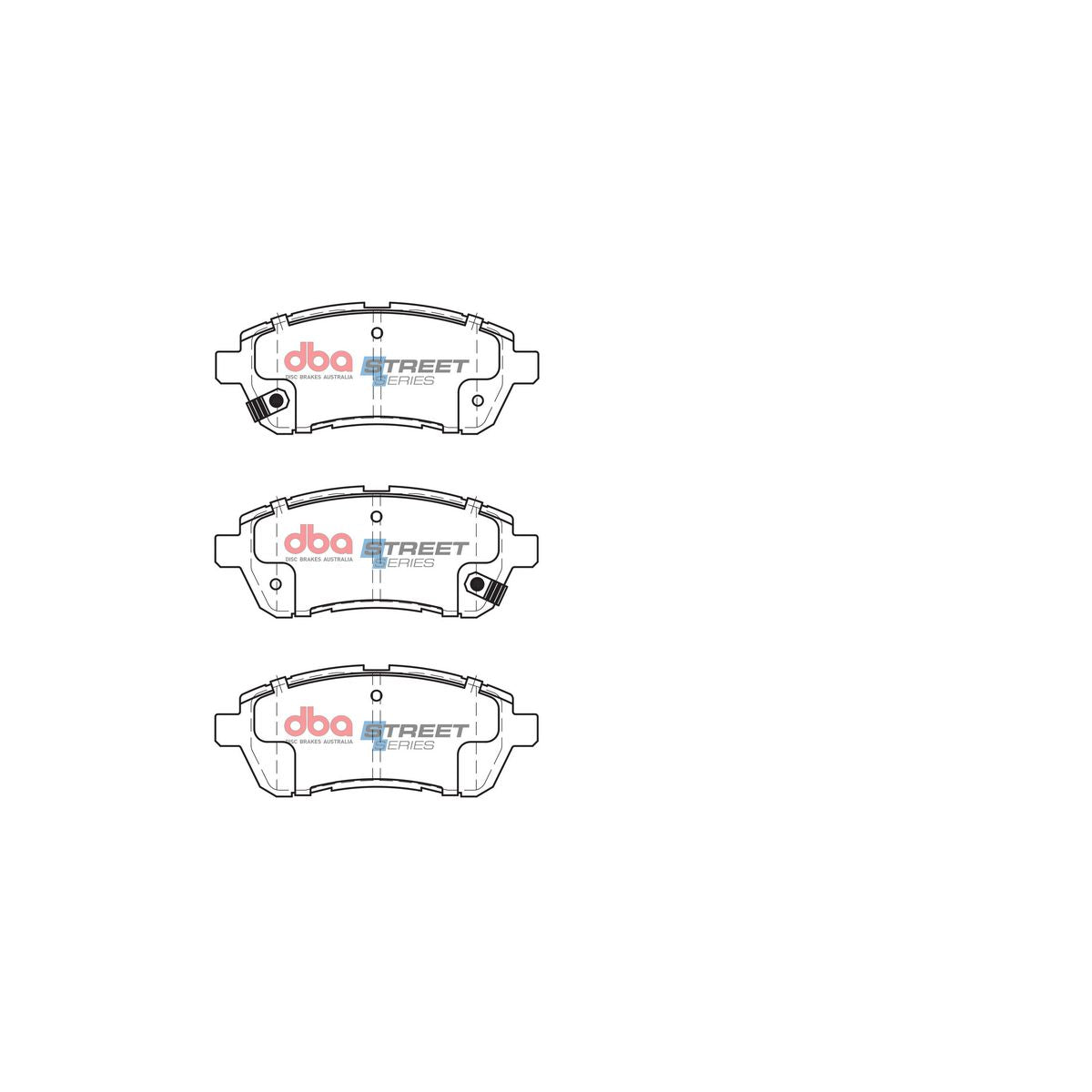 DBA Street Series Brake Pad Set Front DB1941SS