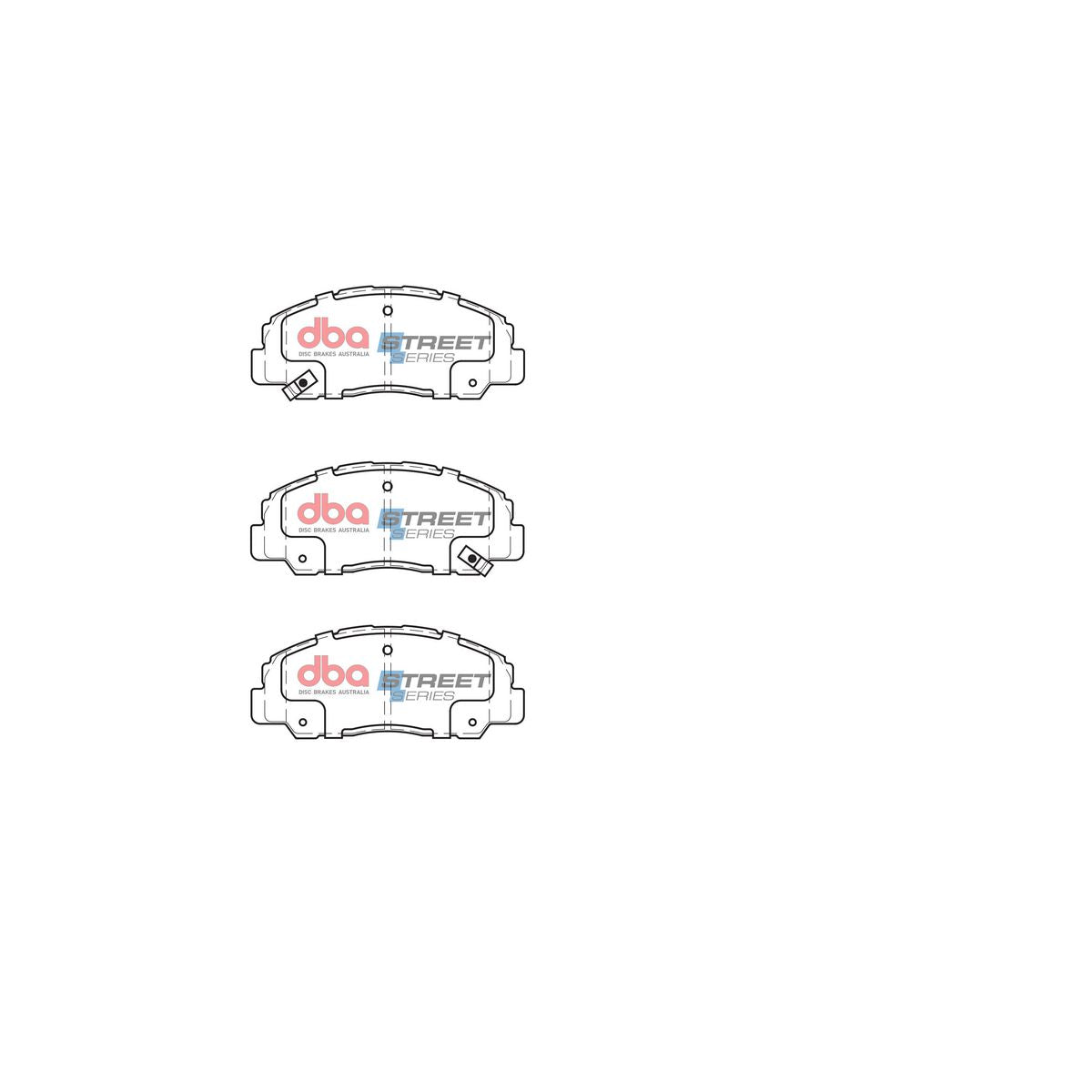 DBA Street Series Brake Pad Set Front DB1212SS