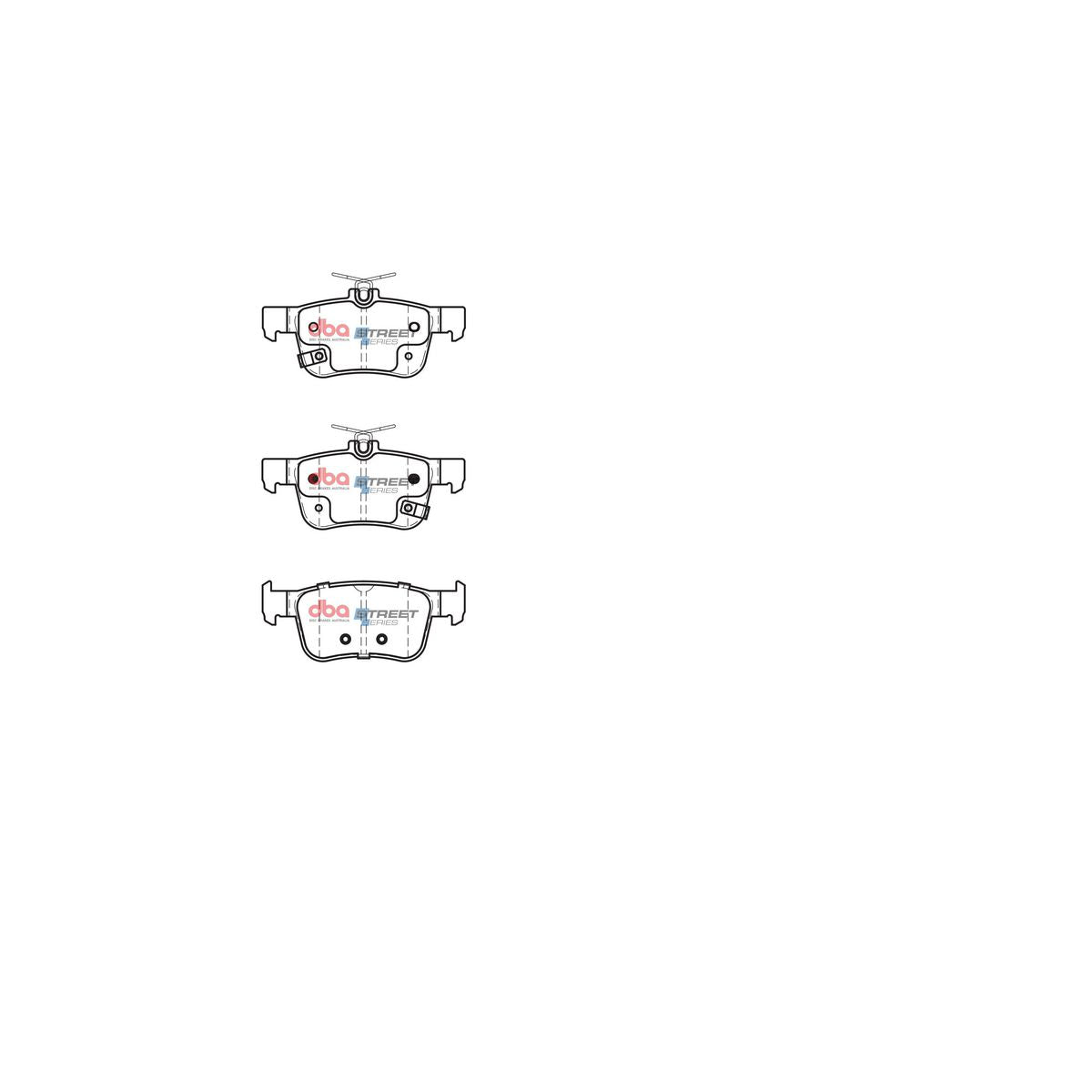 DBA Street Series Brake Pad Set Rear DB2429SS