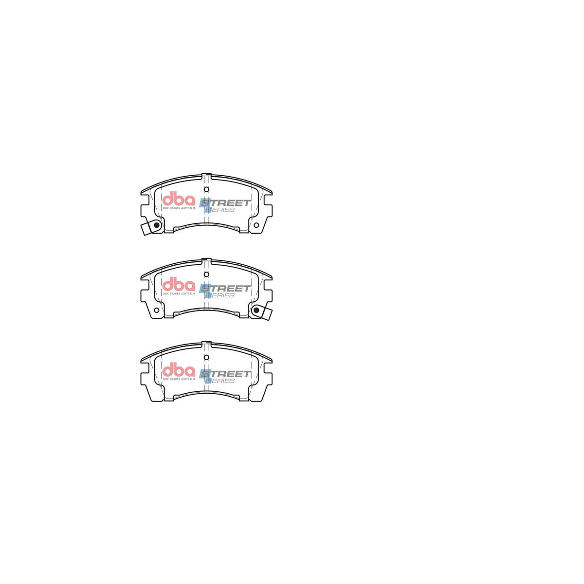 DBA Street Series Brake Pad Set Front DB1216SS