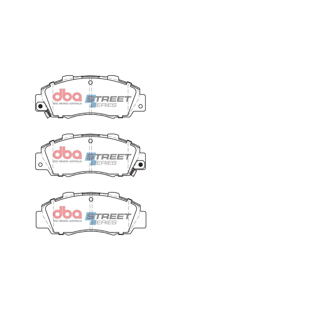 DBA Street Series Brake Pad Set Front DB1206SS