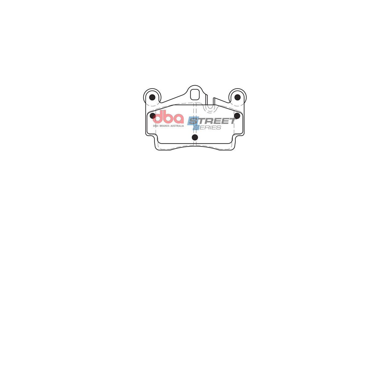 DBA Street Series Brake Pad Set Rear DB1677SS