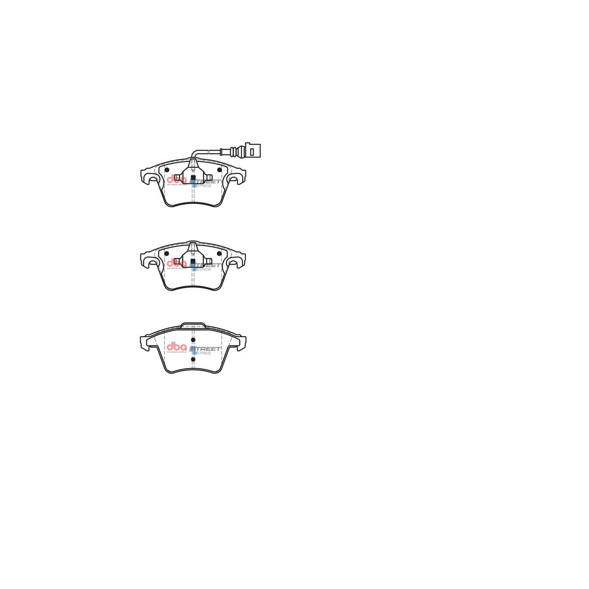 DBA Street Series Brake Pad Set Front DB2199SS