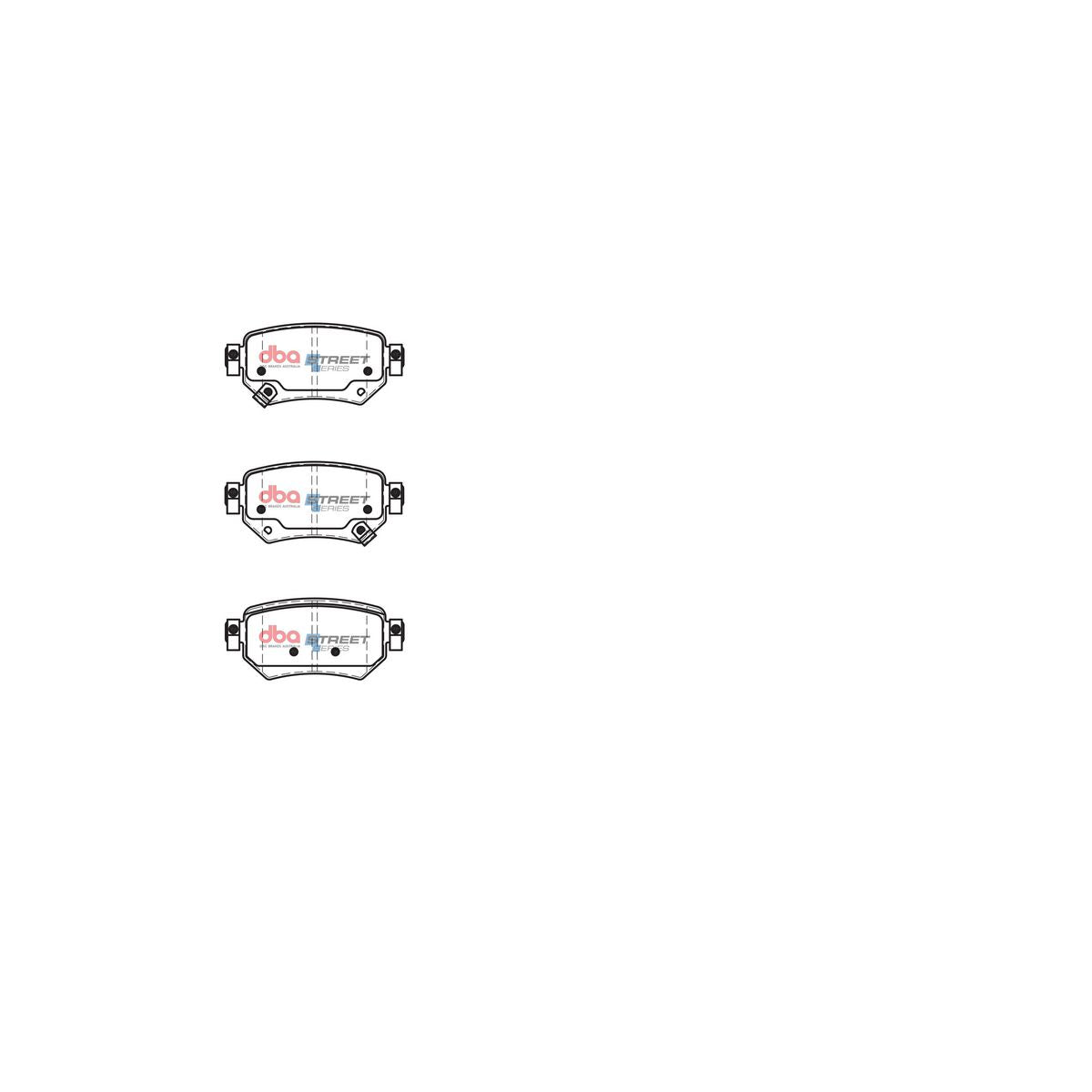 DBA Street Series Brake Pad Set DB2425SS