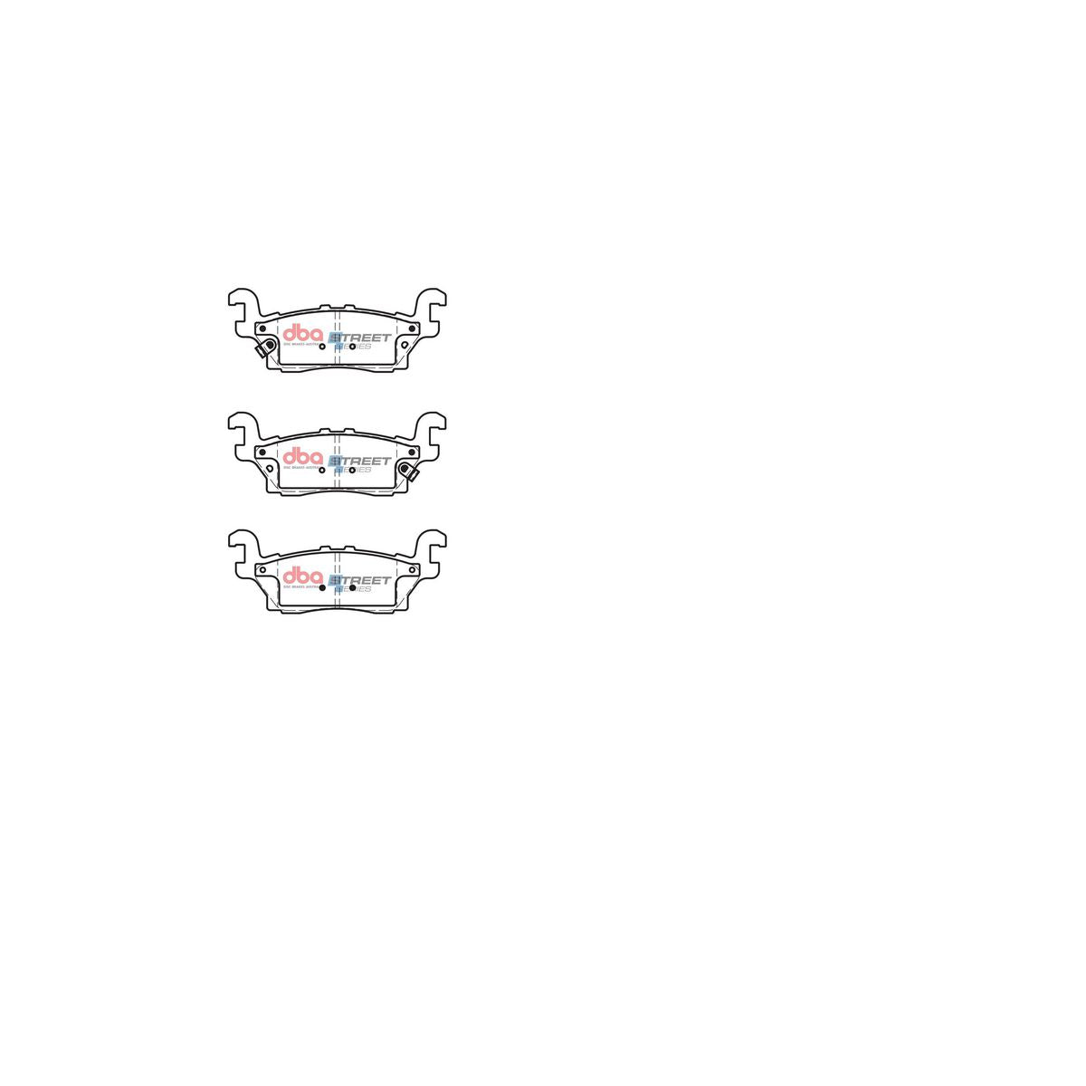 DBA Street Series Brake Pad Set Rear DB2189SS