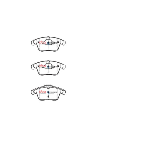 DBA Street Series Brake Pad Set Front DB2184SS