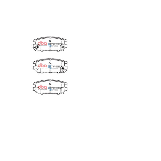 DBA Street Series Brake Pad Set Rear DB1238SS