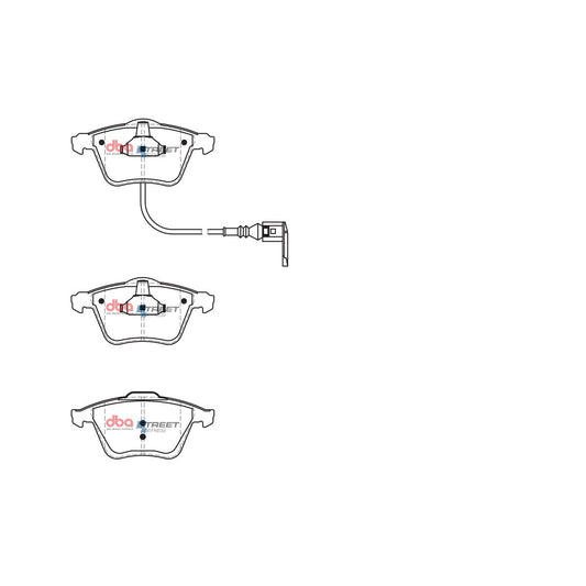DBA Street Series Brake Pad Set Front DB2402SS