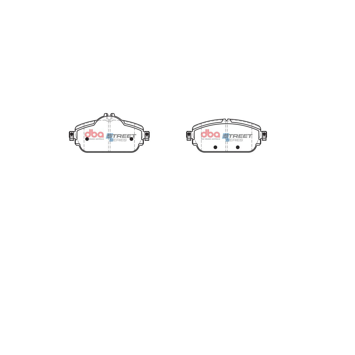 DBA Street Series Brake Pad Set Front DB2403SS