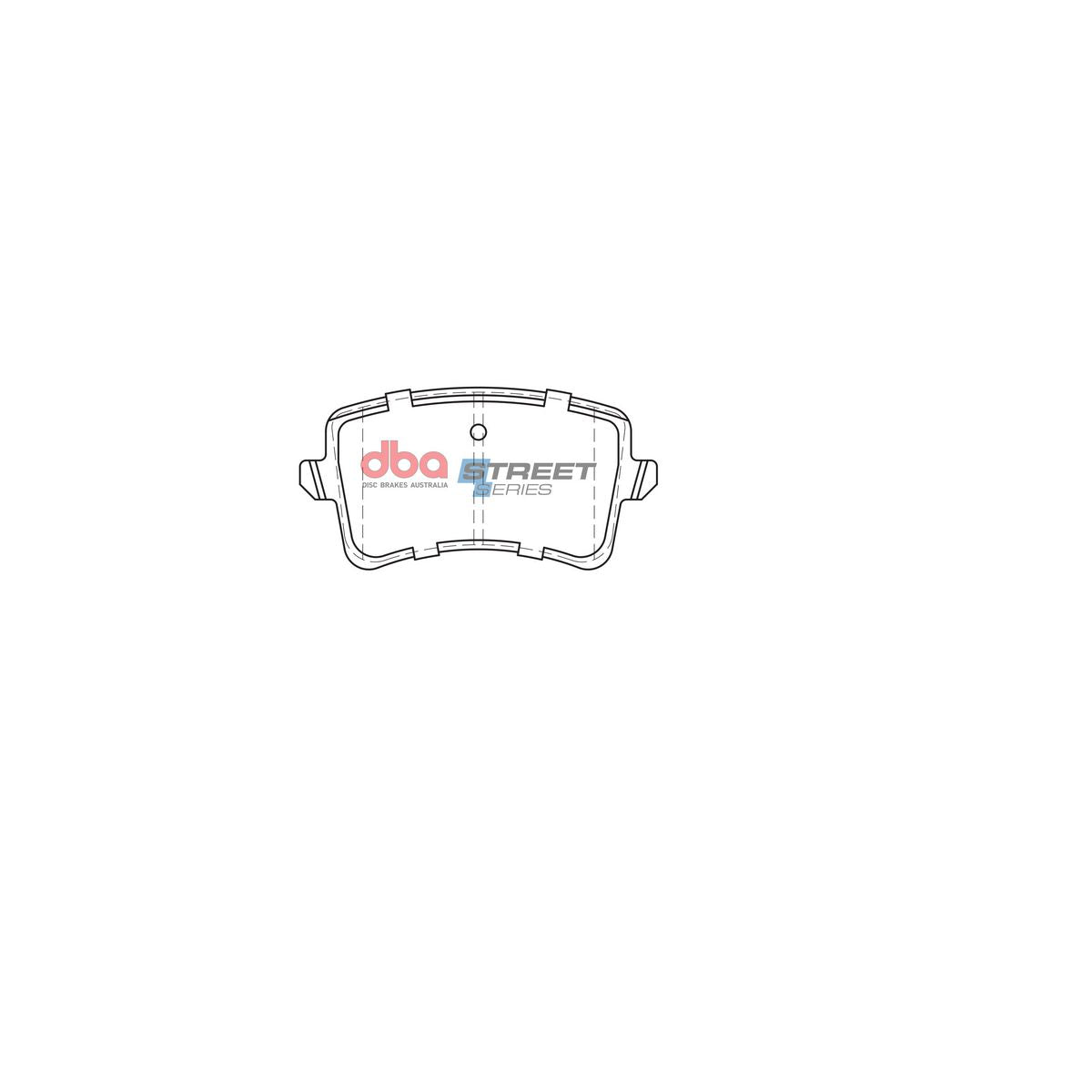 DBA Street Series Brake Pad Set Rear DB2185SS